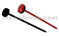 HPI Šroubovitý hřebík pro připevnění konc. hřebenáče s těs. podložkou 3,8*105mm červený